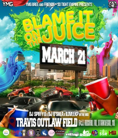 YMG BREE & FRIENDS x SO TIGHT EMPIRE PRESENT: 
BLAME IT ON THE JUICE 🧃
📅 MARCH