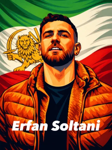#Erfansoltani was arrested for protesting and is set to be executed tomorrow by 