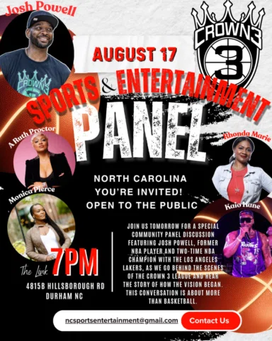 🏀 North Carolina, YOU’RE INVITED! 

Join us tomorrow for a special community pa