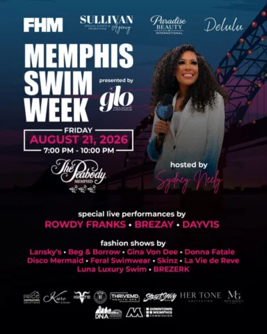 Please join me for Memphis Swim Week at the legendary Peabody Memphis Hotel! 

F