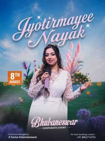 Jyotirmayee is all set to peform tonight with her Band for a Corporate event ar 
