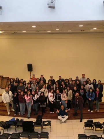 En el Arzobispado de Santiago, presente en  la Jornada de voluntarias y voluntar