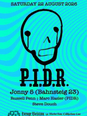 Very happy to be heading back to Brixton this Saturday for another afternoon/eve