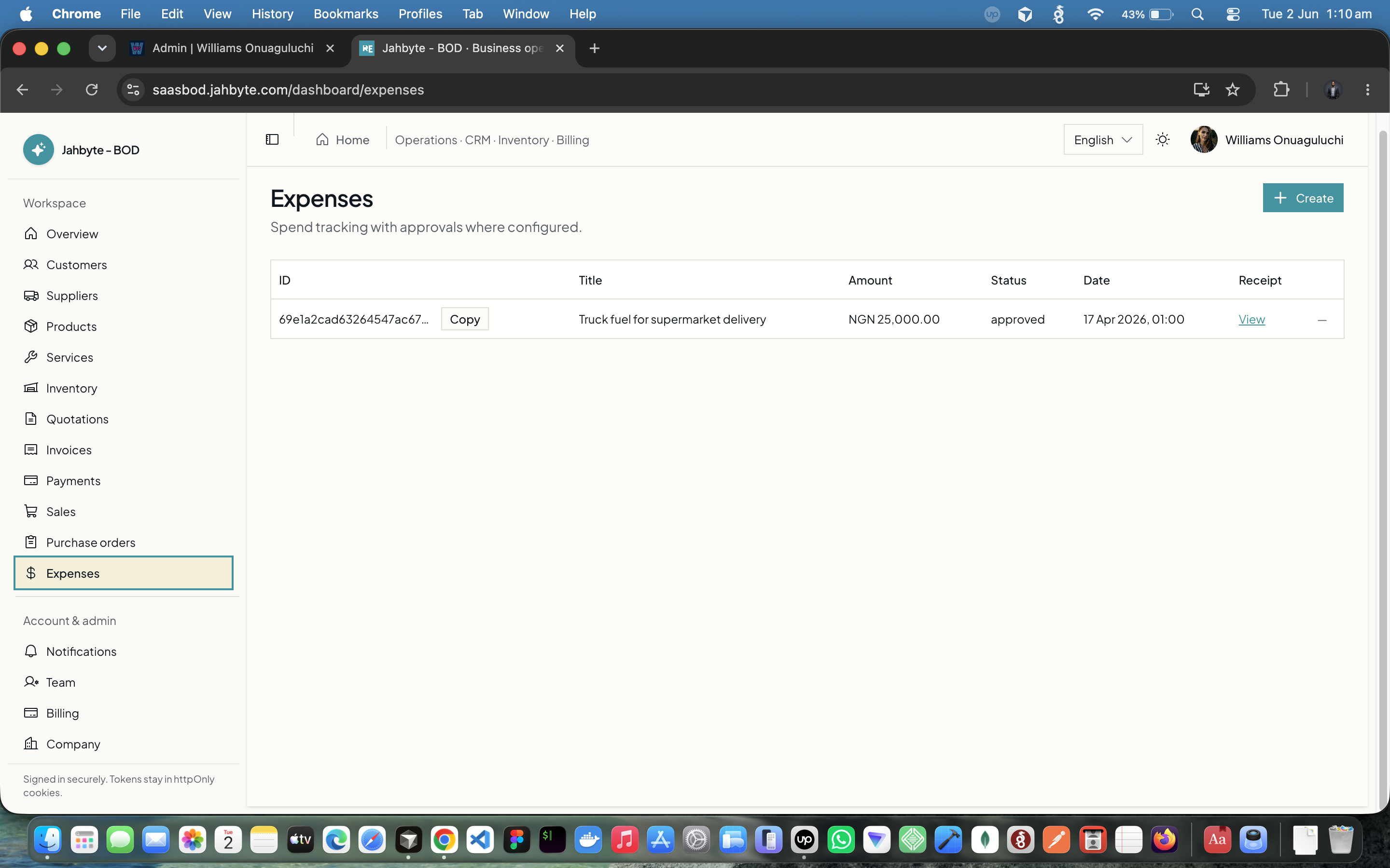 JAHBYTE BOD: Multi-Tenant Business Operations SaaS (CRM, Billing, Inventory), screenshot 5 of 7