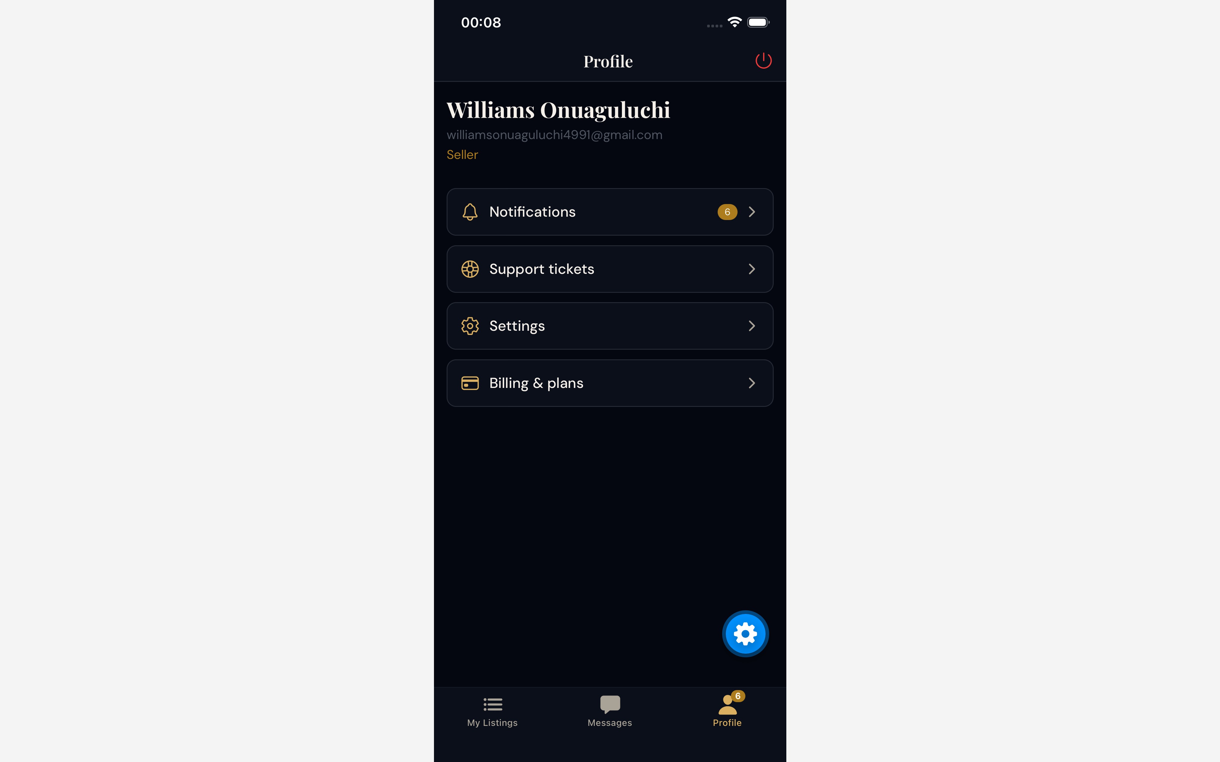 Luxestate Mobile - React Native real estate app for iOS & Android with listings, chat, and subscriptions, screenshot 3 of 8