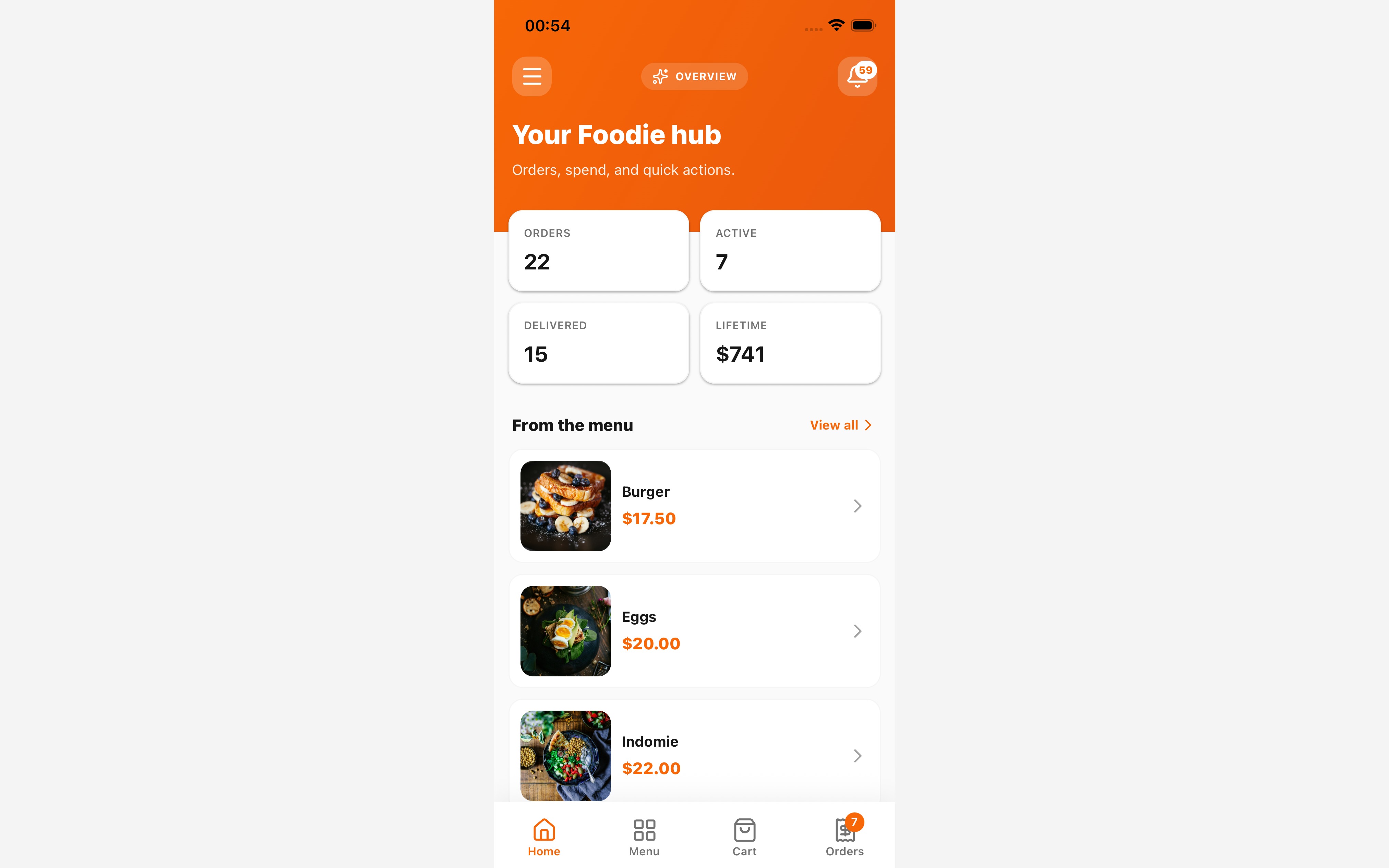 Multi-Role Food Delivery System with Real-Time Chat & Tracking(iOS & Android), screenshot 2 of 6