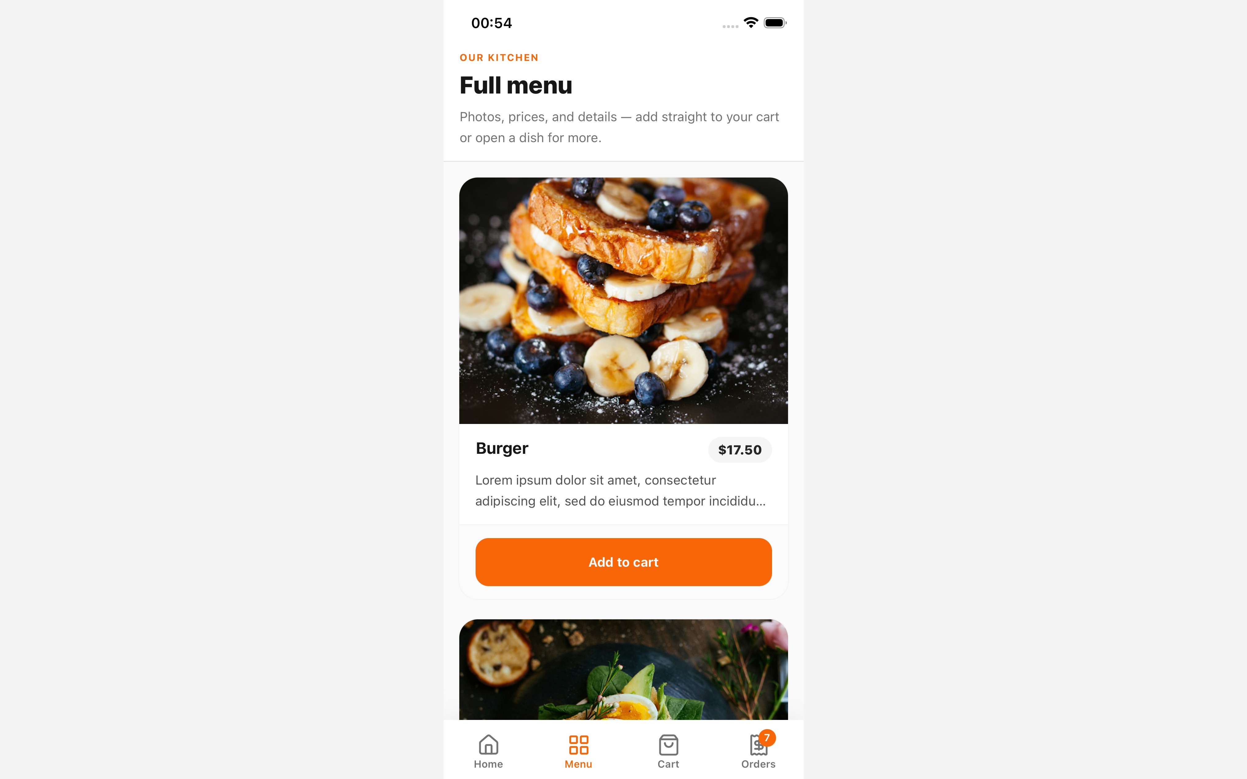 Multi-Role Food Delivery System with Real-Time Chat & Tracking(iOS & Android), screenshot 3 of 6