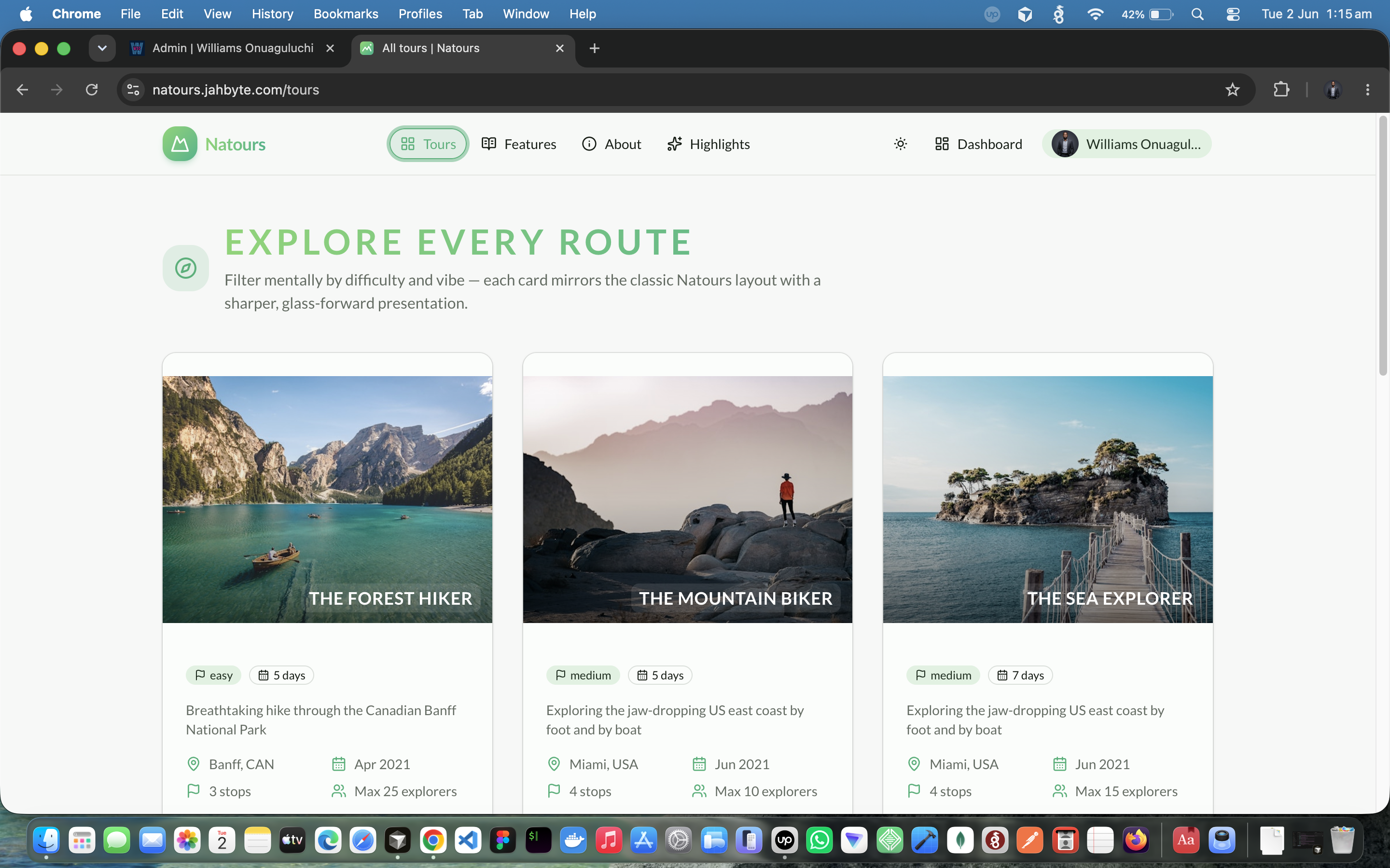 Natours: Full-Stack Adventure Booking Platform, screenshot 5 of 10