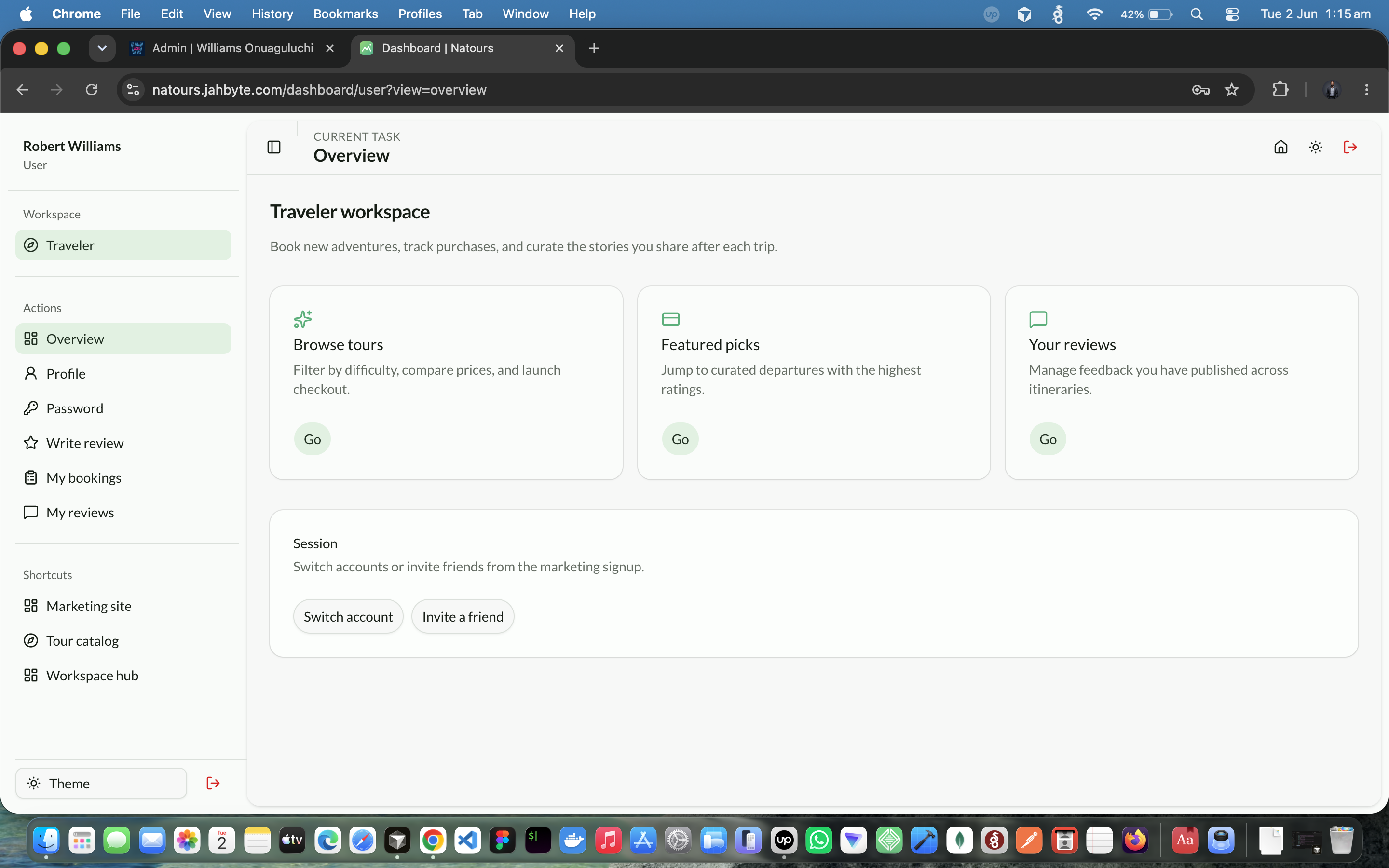 Natours: Full-Stack Adventure Booking Platform, screenshot 6 of 10