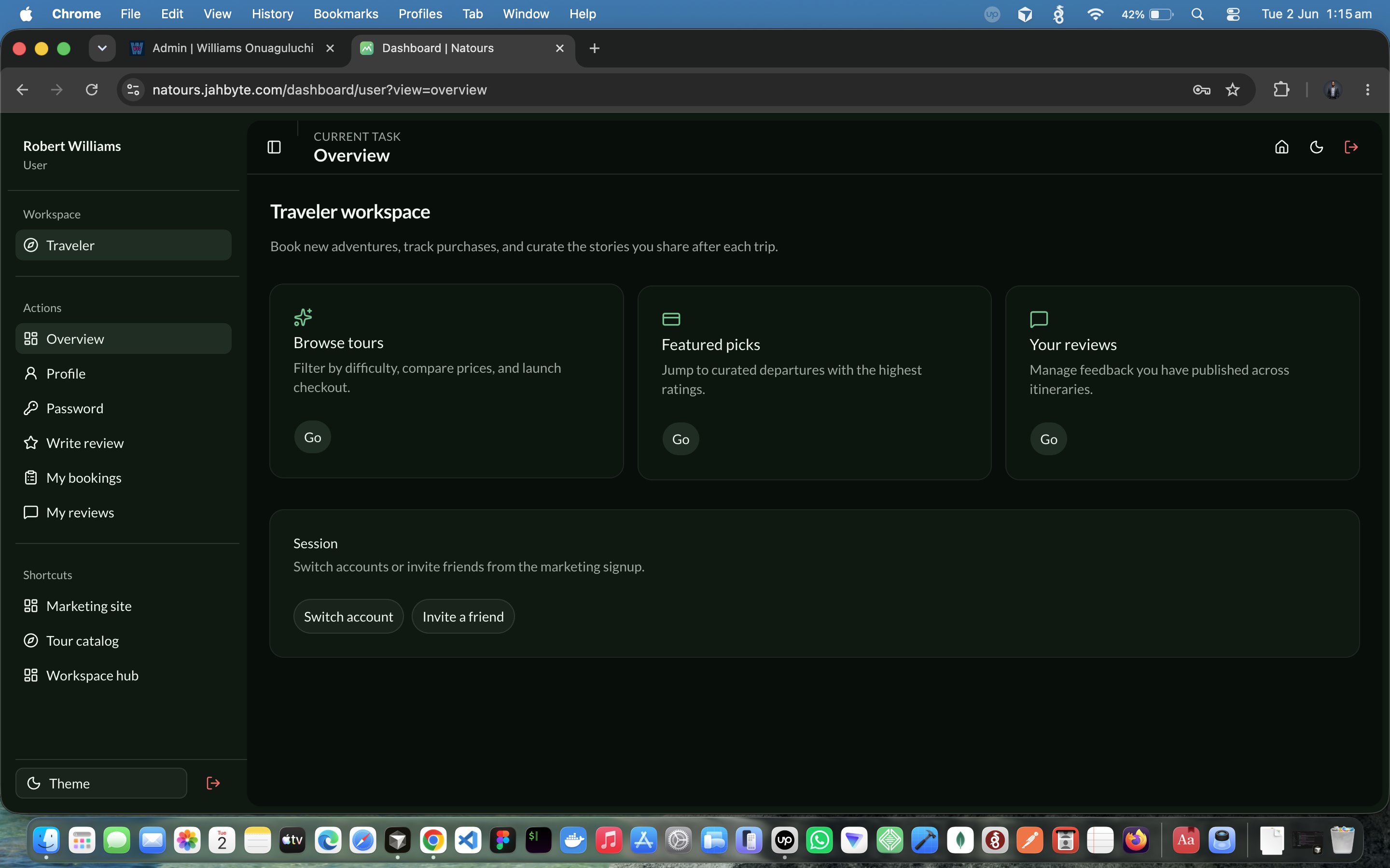 Natours: Full-Stack Adventure Booking Platform, screenshot 7 of 10