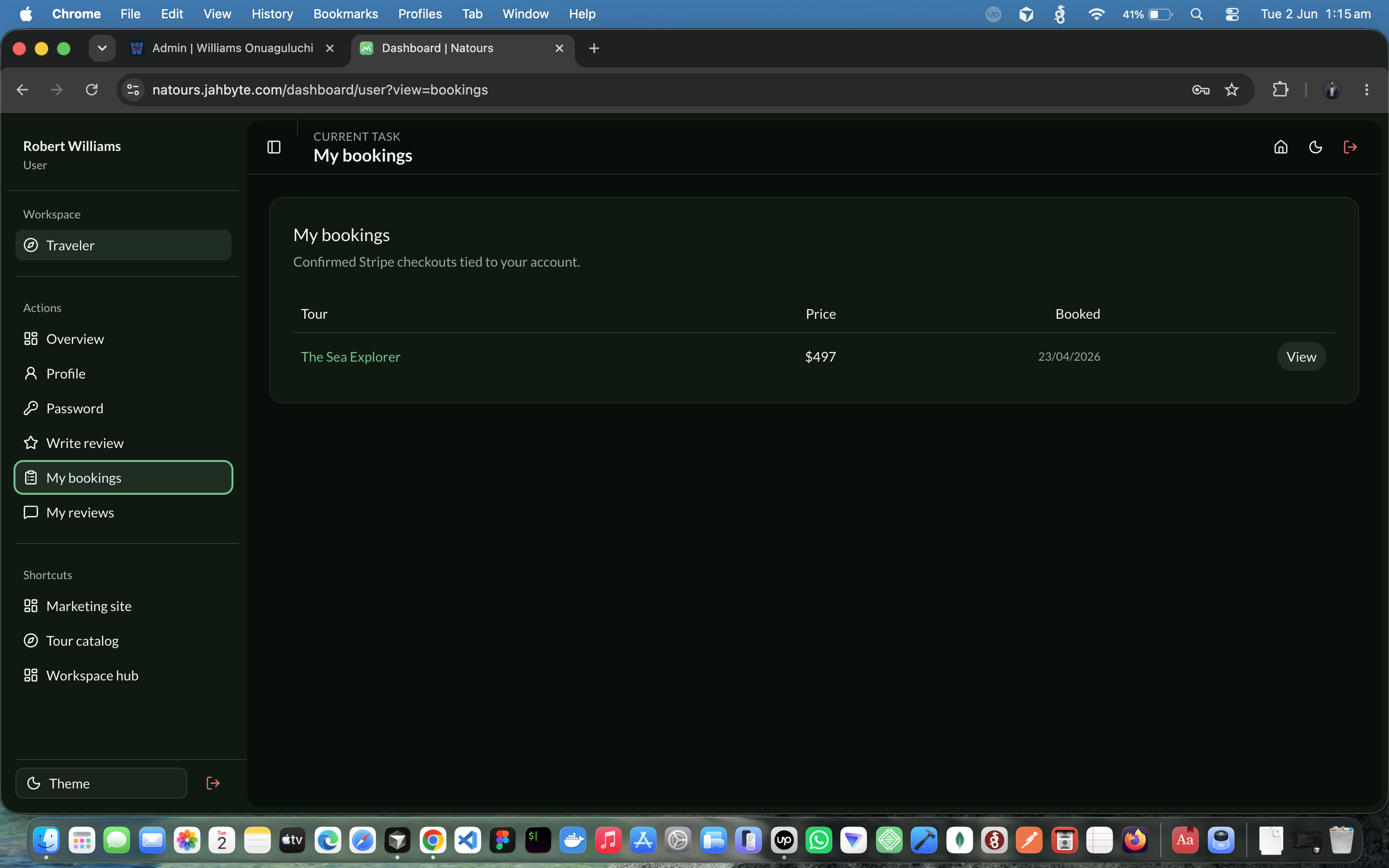 Natours: Full-Stack Adventure Booking Platform, screenshot 8 of 10