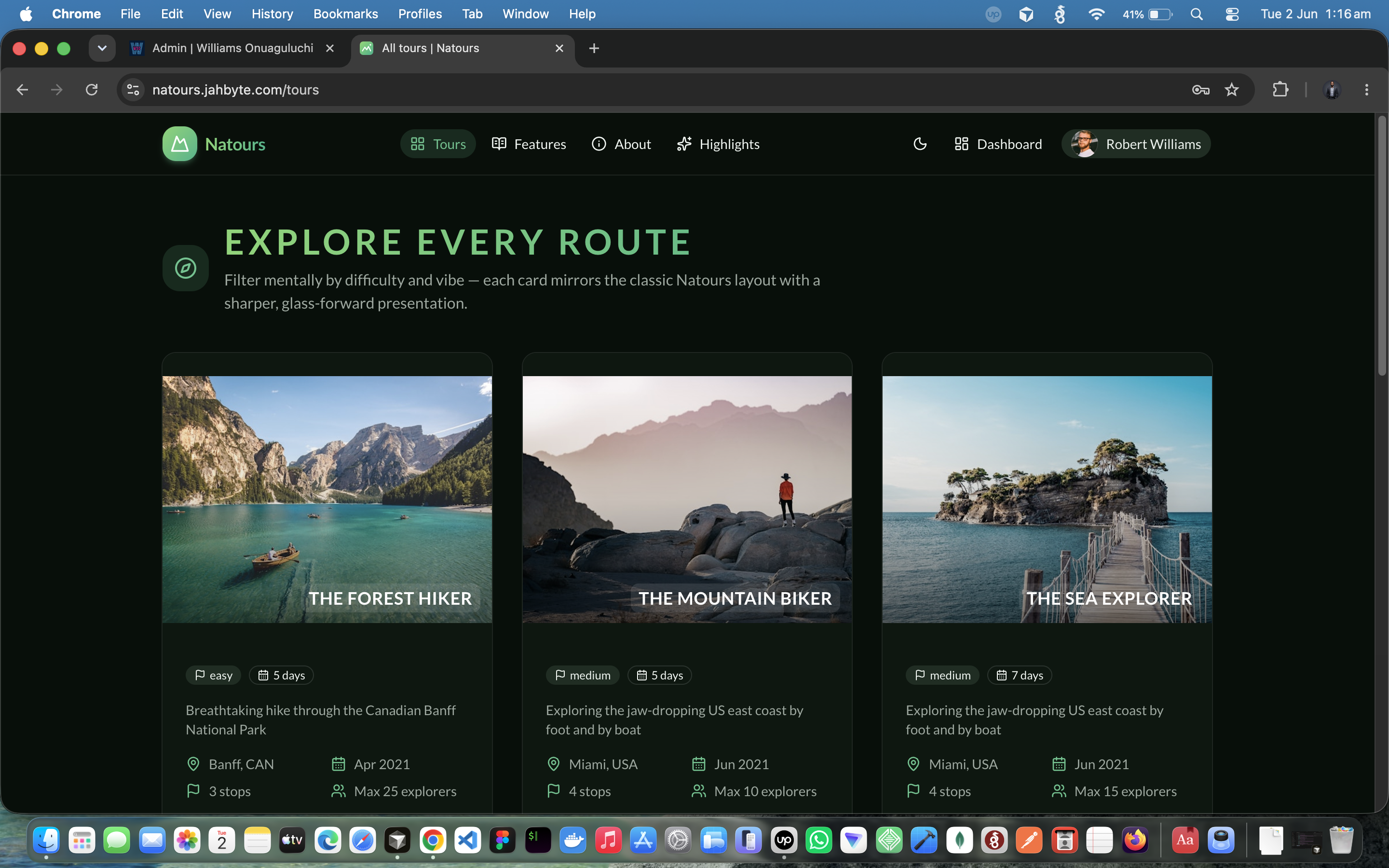 Natours: Full-Stack Adventure Booking Platform, screenshot 9 of 10
