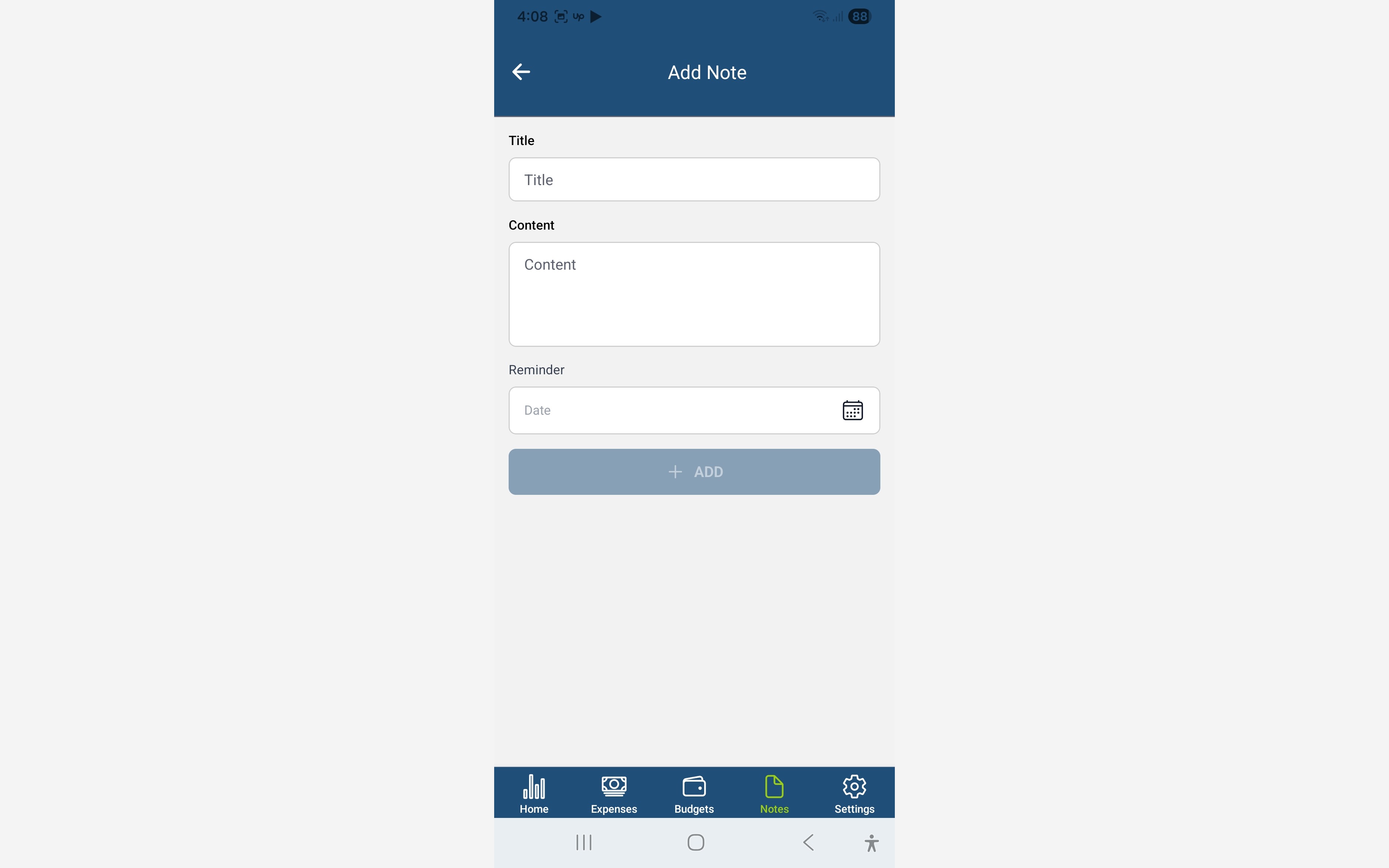 Planary Mobile iOS and Android App, screenshot 3 of 5