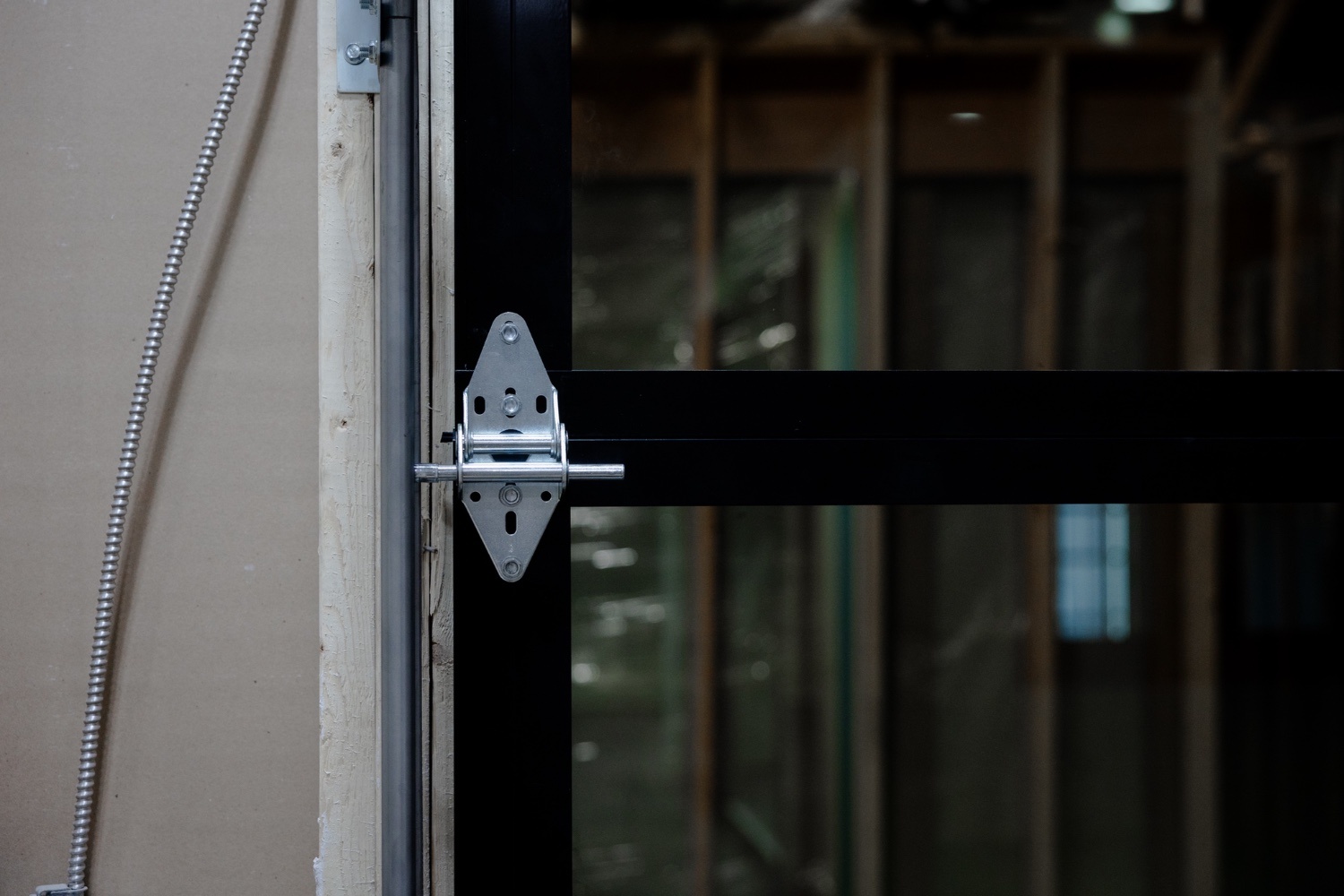 Frameless Garage Door - Dark - Premium Quality
