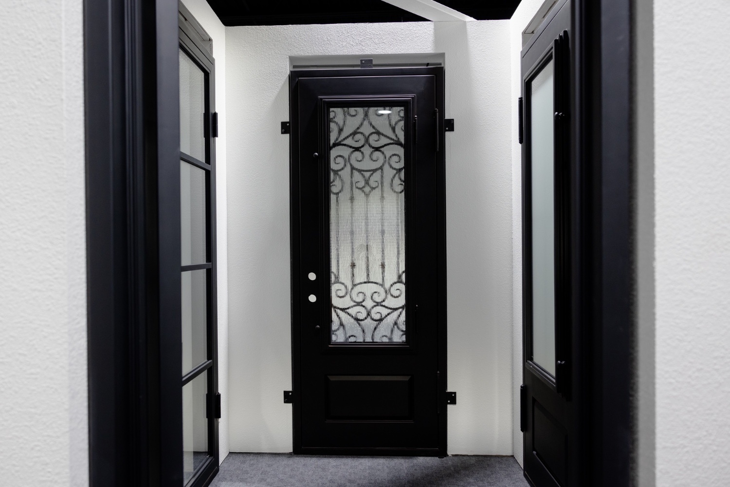 Iron French Door - Open View