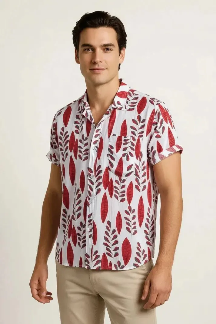 Colorful Hawaiian shirts for men in bold patterned style