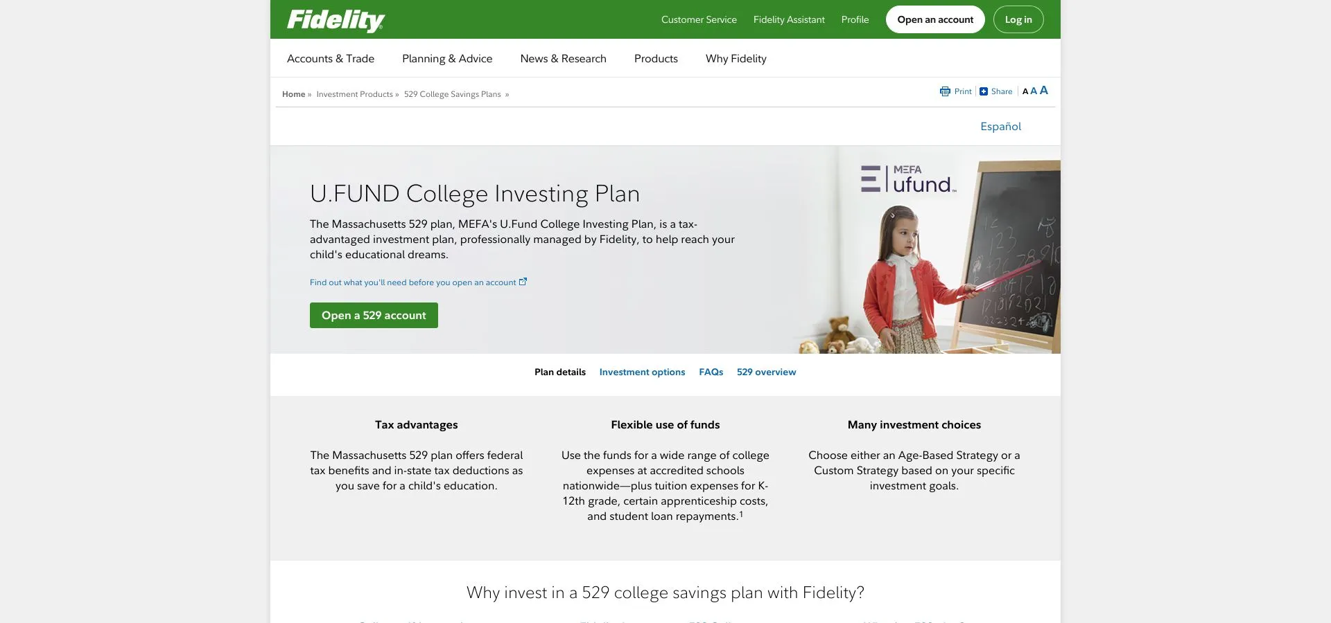 college investing plan
