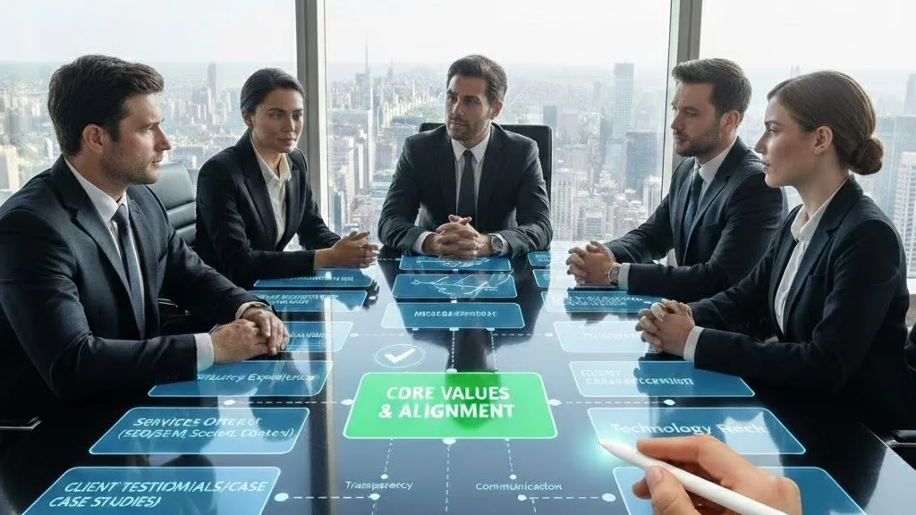 A team meeting to align ecommerce strategy and decisions