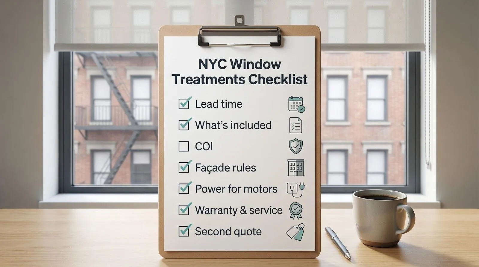 NYC checklist