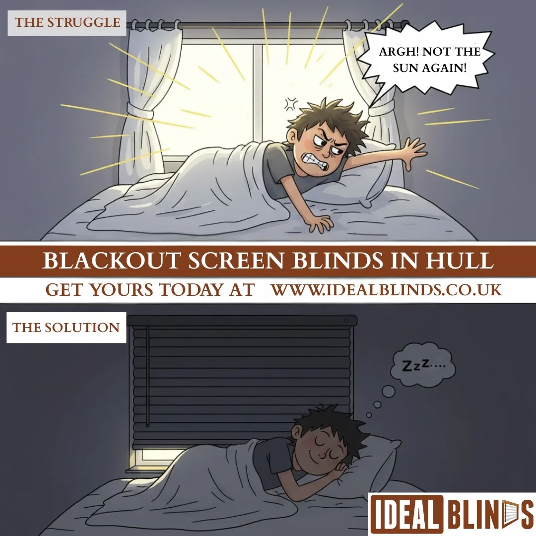 blackout screen blinds in Hull