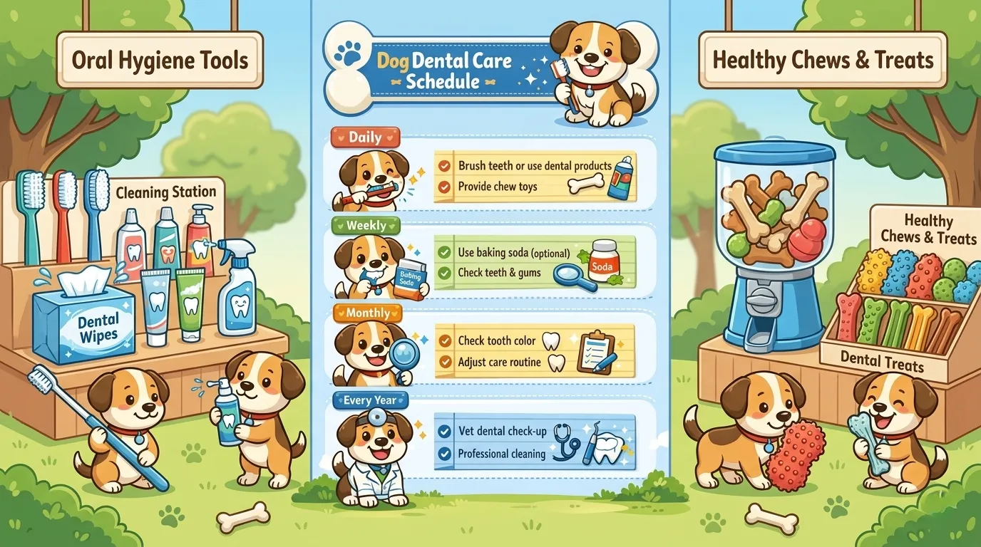 dog dental cleaning schedule