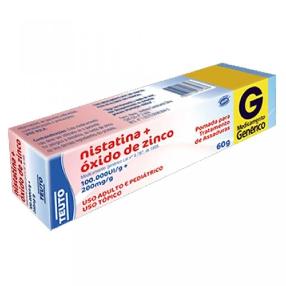 Nistatina + Óxido de Zinco Medley 60g
