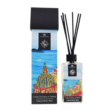 Difusor limao siciliano e peonia madressenza 250 ml