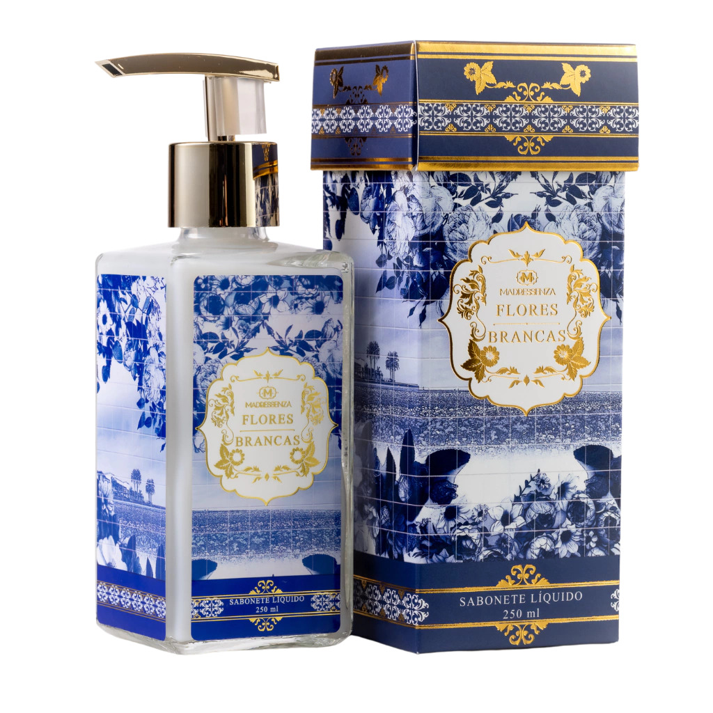 Sabonete liquido flores brancas 250 ml