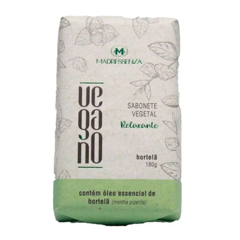 Sabonete vegano hortela  180 g