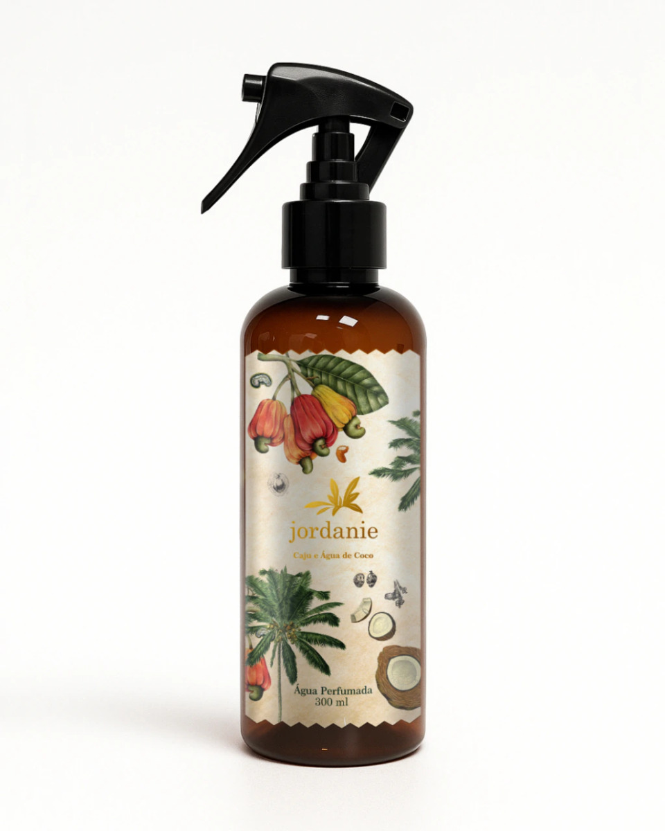 Agua perfumada caju/agua de coco jordanie 300 ml
