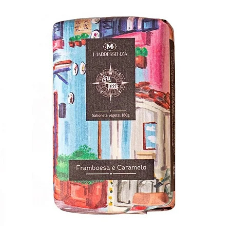 Sabonete vegetal framboesa e caramelo 180g