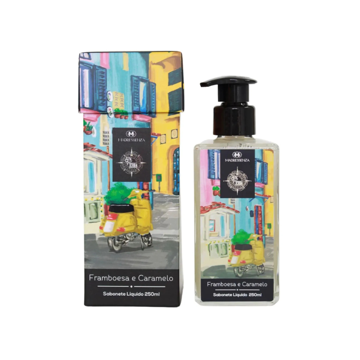 Sabonete liquido framboesa e caramelo 250ml