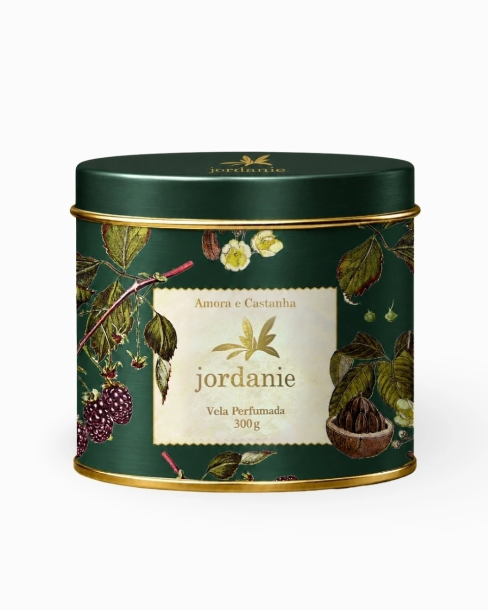 Vela perfumada amora/castanha
