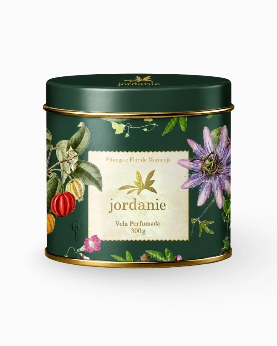 Vela perfumada pitanga/flor maracuja