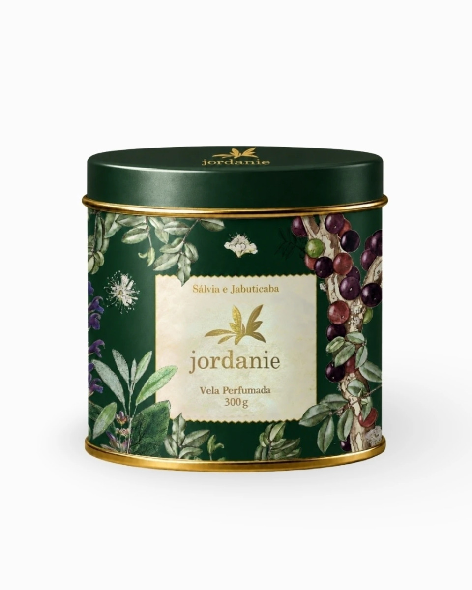 Vela perfumada salvia/jabuticaba