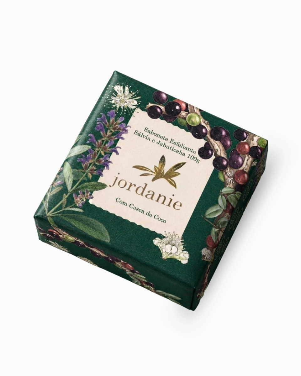 Sabonete esfoliante salvia/jabuticaba