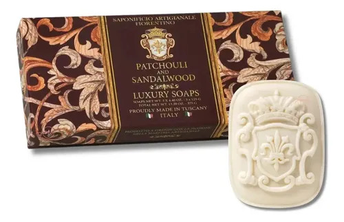 Kit sabonete fiorentino patchouli/wood 375g
