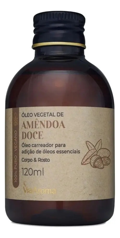 Oleo vegetal carreador amendoa doce 120 ml