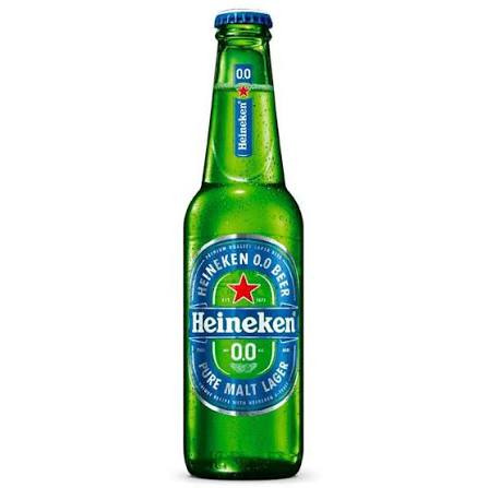 Cerveja heineken sem alcool long neck 330 ml