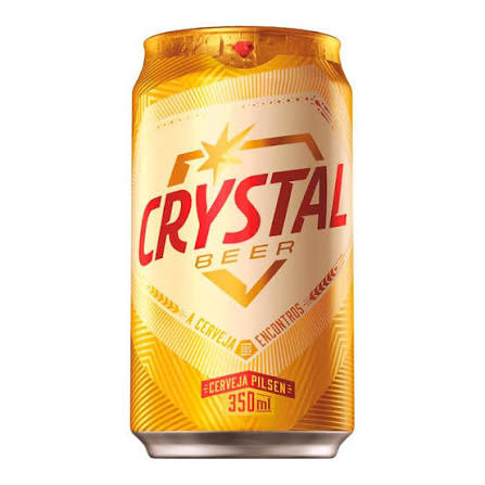 Cerveja crystal 350 ml