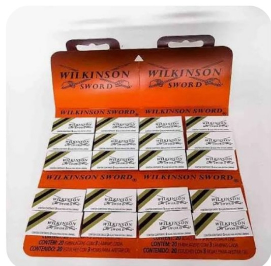 LAMINAS WILKINSON CARTELA 20UN