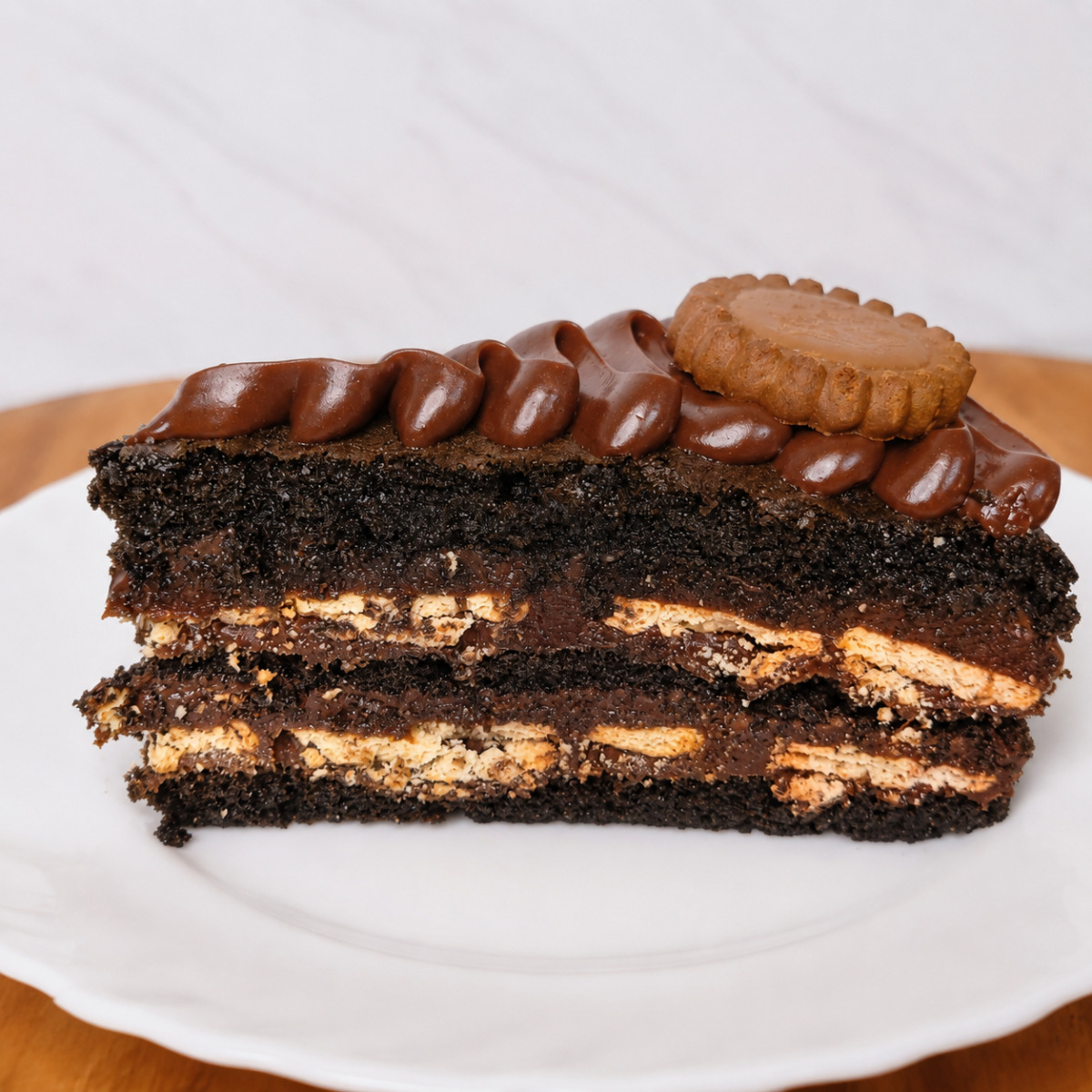 Bolo fatia palha italiana