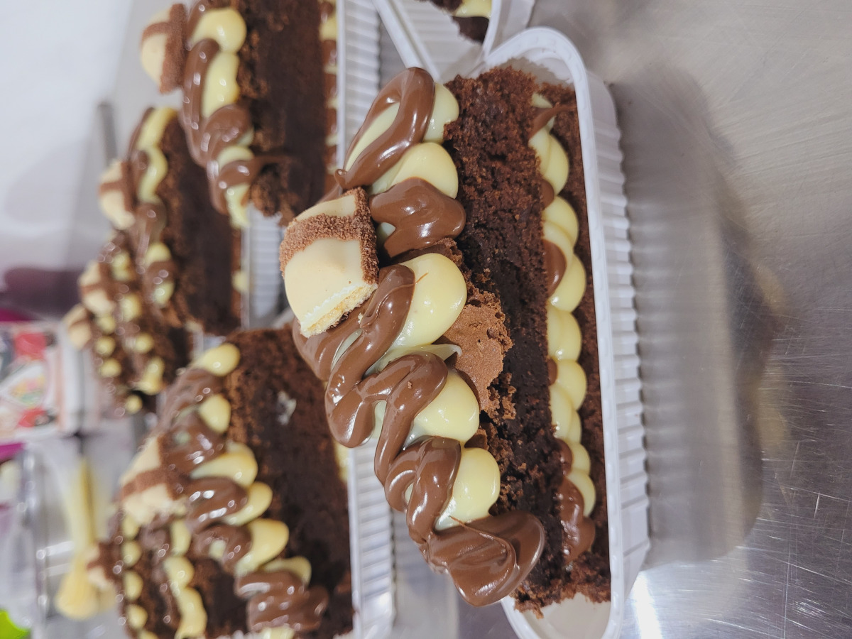 Fatia Brownie supremo Ninho com nutella (triangulo)