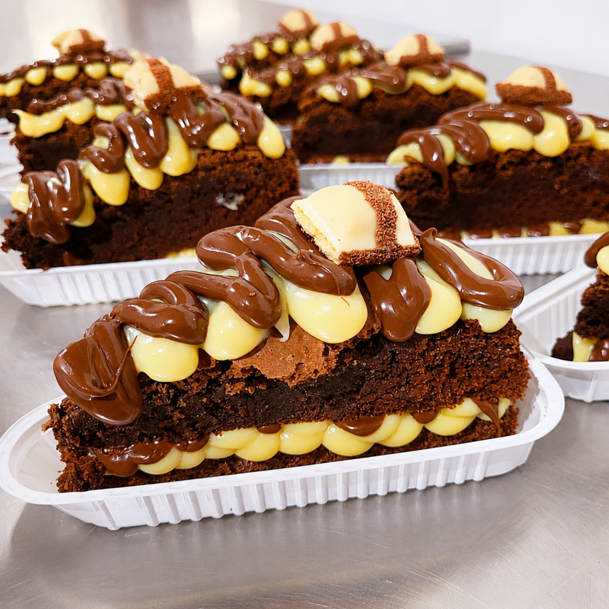Fatia Brownie supremo Ninho com nutella (triangulo)