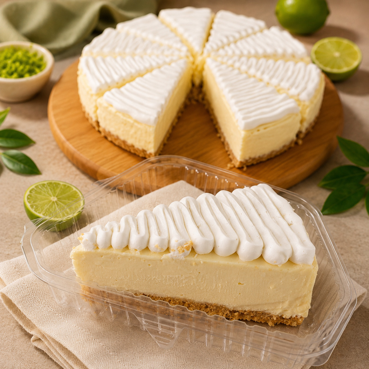 Torta fatia limão
