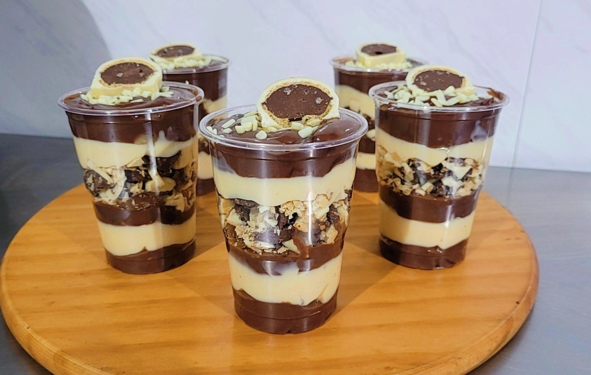 Copo da felicidade Ouro branco