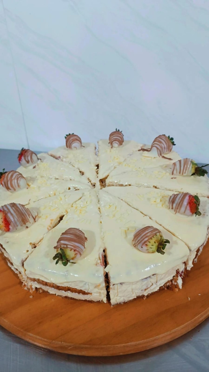 Bolo fatia Leite ninho com nutella