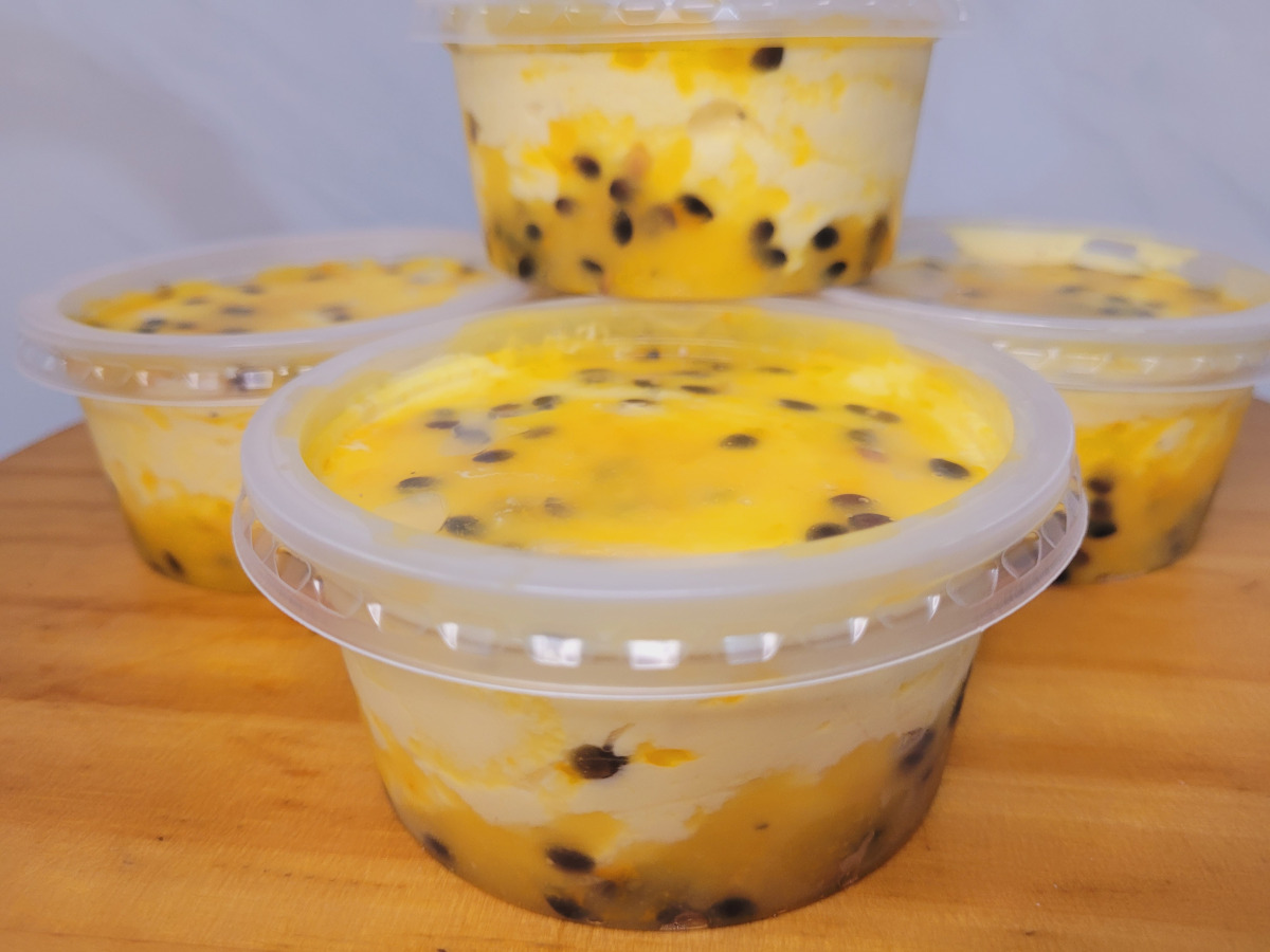 Mousse de maracujá no pote