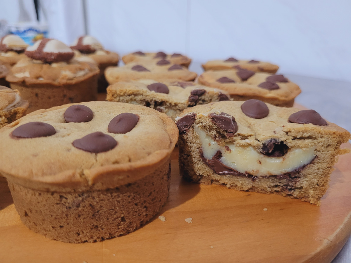 Cookies recheado Leite ninho com nutella
