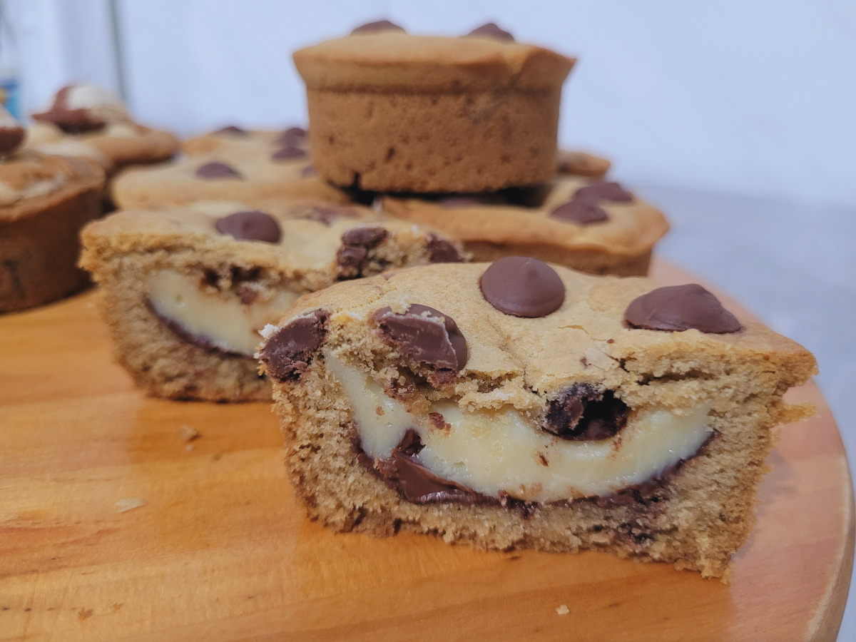 Cookies recheado Leite ninho com nutella